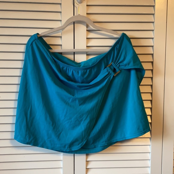 Lane Bryant Other - Lane Bryant Teal Swim Bottoms, Size 24